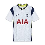 NIKZY|#Nike Tottenham Hotspur 2020/21 Stadium Home T-Shirt, White/Binary Blue, XS