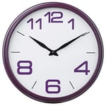 Premier Housewares Wall Clock - Purple