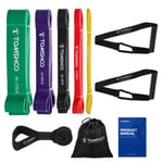 l Pull Up Assist Bands, Pull Up Straps, Resistance Bands with Door Anchor j Y6U6