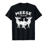 Meese Antlers Love Funny Moose T-Shirt