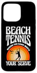 iPhone 15 Pro Max Beach Tennis Where The Sand Meets Your Serve Case