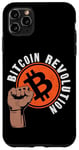 iPhone 11 Pro Max Bitcoin Crypto Revolution Fist Bitcoin Revolution Case