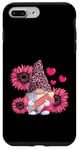 iPhone 7 Plus/8 Plus Leopard Gnome Sunflower and Pencil Valentines Day Teacher Case