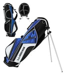 Go Golf Junior Stand Bag, Black / Blue, 30 Inch