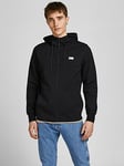 Jack & Jones Jack &amp; Jones Zip Through Hoodie - Black, Black, Size M, Men