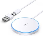 Magnetic Wireless Charger Fast Apple Mag-Safe Charger for iPhone 15 Pro Max/15 P