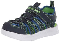 Skechers C- Flex Sandal 2.0 Heat Blast, pêcheur garçon, Bleu, 34 EU