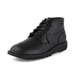 Kickers Men's Kick Hi Padded Leather Shoes, Black, 6 UK