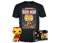 Funko! POP AND TEE Marvel Holiday Iron Man GW L