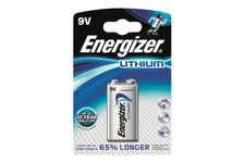 Energizer Ultimate Lithium - Batteri 9V 1200mAh