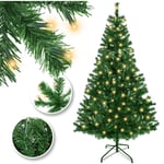 KESSER® Sapin de Noël artificiel Sapin 180cm / Vert Avec LED