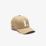 Lacoste Casquette de baseball broderie 3D Taille M Beige