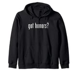 Funny Classic Got Honors Retro Zip Hoodie