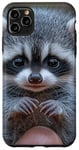 Coque pour iPhone 11 Pro Max Mini raton laveur très mignon