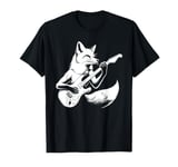 Fox Playing Electric Guitar Rock Star Guitarist T-Shirt