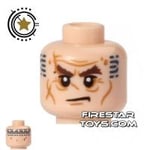 LEGO Mini Figure Heads - Tattoo Marks around Head