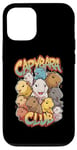 Coque pour iPhone 15 Drôle de club Capybara mignon pour enfants et adultes