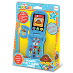 Hey Duggee Toys, Flip & Learn Toy Phone For Kids - Helps Child Development, Learning, Problem Solving, Communication, Hand-Eye Coordination and Motor Skills, 18+ Months, Blue