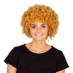 Peruk Afro blond