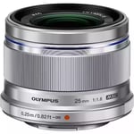 Olympus / OM System M.Zuiko Digital 25mm f/1.8 Lens Silver