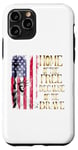 Coque pour iPhone 11 Pro T-shirt design Home Of The Free Because Of The Brave