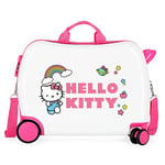 Hello Kitty You are Cute Valise pour Enfant Blanc 50 x 38 x 20 cm Rigide ABS Fermeture à Combinaison latérale 34 1,8 kg 4 Roues