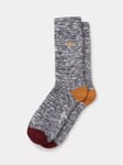 Aubin Scarfell Twist Socks, Navy Twist