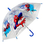 Spiderman Parapluie Transparent Poe PVC Enfants Garçons Petit Parasol Pluie