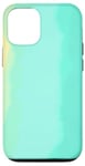 Coque pour iPhone 12/12 Pro Turquoise Vibes Tranquil Ocean Abstrait Aquarelle Mode