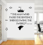 Game Of Thrones Custom Vinyl Wall Art Decal Boys Girls Bedroom Sticker