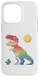 iPhone 14 Pro Max Pixel Dinosaur Retro Style - 8-Bit Dino Graphic Case