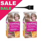 L'Oreal Casting Creme Gloss 810 Pearl Blonde Hair Color 2-Pack