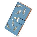 Porte Monnaie Femme, TMEOG Porte-Monnaie en Cuir Bifold Wallet en Cuir en Cuir Porte-Cartes en Cuir Porte-Monnaie en Cuir