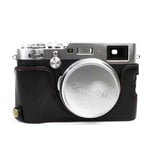 Fuji X100 / X100F X100S PU Nahkainen Puoli Suojaava Kamera Laukku - Musta