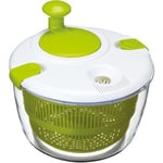 Essoreuse à salade de luxe et aide à la vinaigrette dans une boîte cadeau, plastique sans bpa, (25 cm)