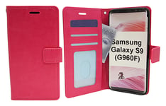 Crazy Horse Wallet Samsung Galaxy S9 (G960F) (Hotpink)