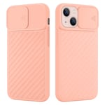 Coque pour Apple iPhone 13 en Mat Rose Housse de protection Étui en silicone TPU flexible et avec protection pour appareil photo - Neuf