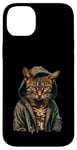 Coque pour iPhone 14 Plus Orange Chat du Bengale Voyou Chat Gangster Chat Gangster Life