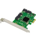 Dawicontrol PCI Card PCI-e DC-614e RAID 4Kanal SATA6G Retail contrôleur Express 2.0 6 Gbit/s