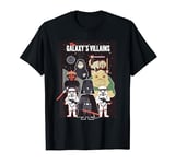 Star Wars Galaxy’s Villains Darth Vader Maul Grievous Jabba T-Shirt