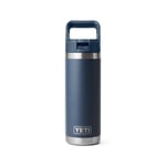 Yeti Rambler Straw Bottle - Bouteille isotherme Navy 760 ml