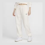 Nike Joggebukse Phoenix Fleece Oversized - Hvit/sort Dame, størrelse Medium