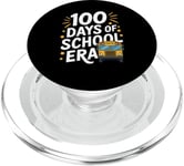 100 Days of School Era Graphique bus scolaire vintage PopSockets PopGrip pour MagSafe