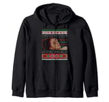 Christmas Cheer Oh Yeah, Spread It Christmas Sweater Meme Zip Hoodie