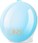 Alarm Clock Wake Up Light with Sunrise/Sunset Simulation Dual Multicolour