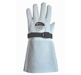 Extra Large EV Leather Gauntlet 3111X, PPE CAT II Overglove Pack Qty 1