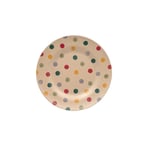 Emma Bridgewater Polka Dot Picnic Plate Rice Husk - 255mm (d)