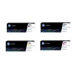 HP 202X Black, Cyan, Yellow, Magenta Toner Commercial Pack - High Yield  for HP Colour LaserJet Pro M254dw, M254nw, MFP M280nw, MFP M281fdn, MFP M281fdw Printer