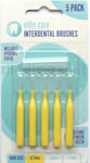 Dental 5 Interdental Brushes Yellow Personal Oral Hygiene Teeth Dental 0.7mm