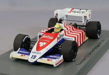 Spark Toleman Hart TG184 3rd Portuguese Grand Prix 1984 Ayrton Senna S2784 1/43